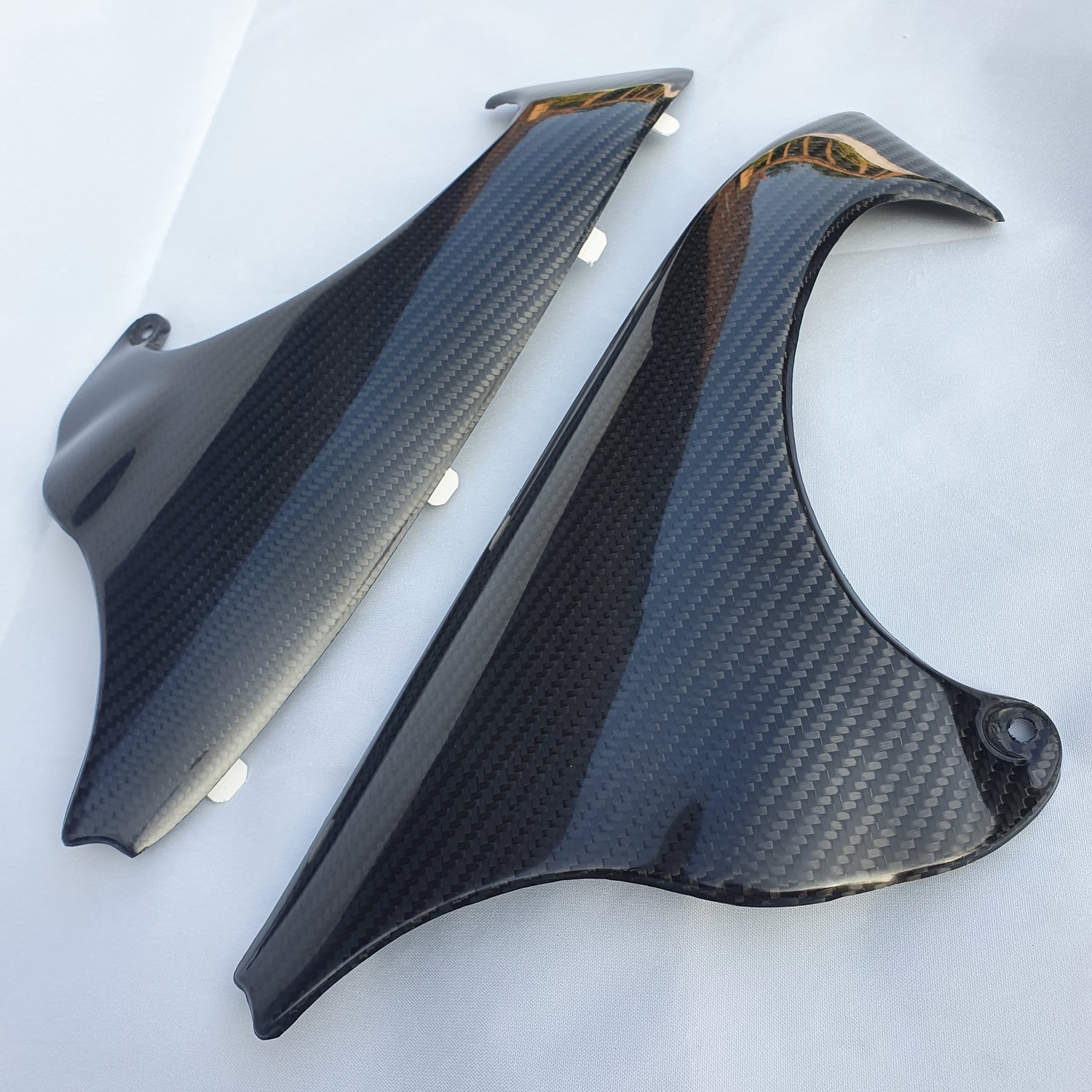 carbon fibre fairing infill panels for Cagiva mito evolution