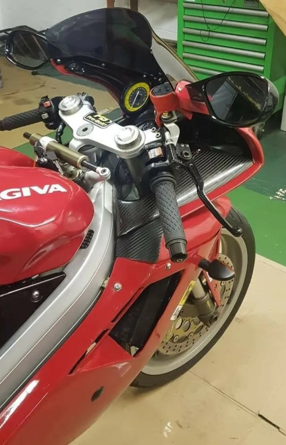 Carbon Fibre Infill Panels / Fairings for Cagiva Mito Evolution