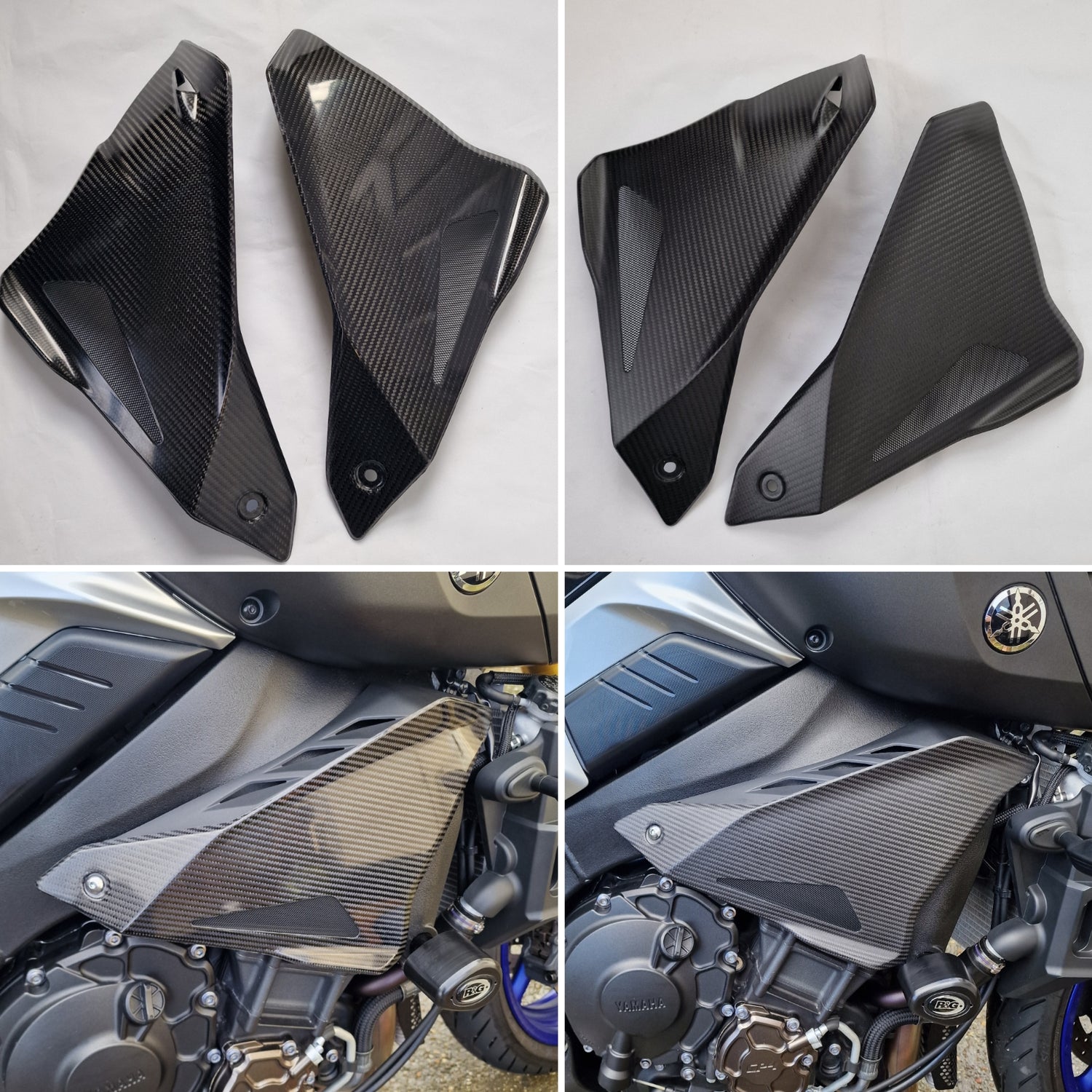 Yamaha MT10 Carbon Fibre Side Panels (2016-2021) GEN 1