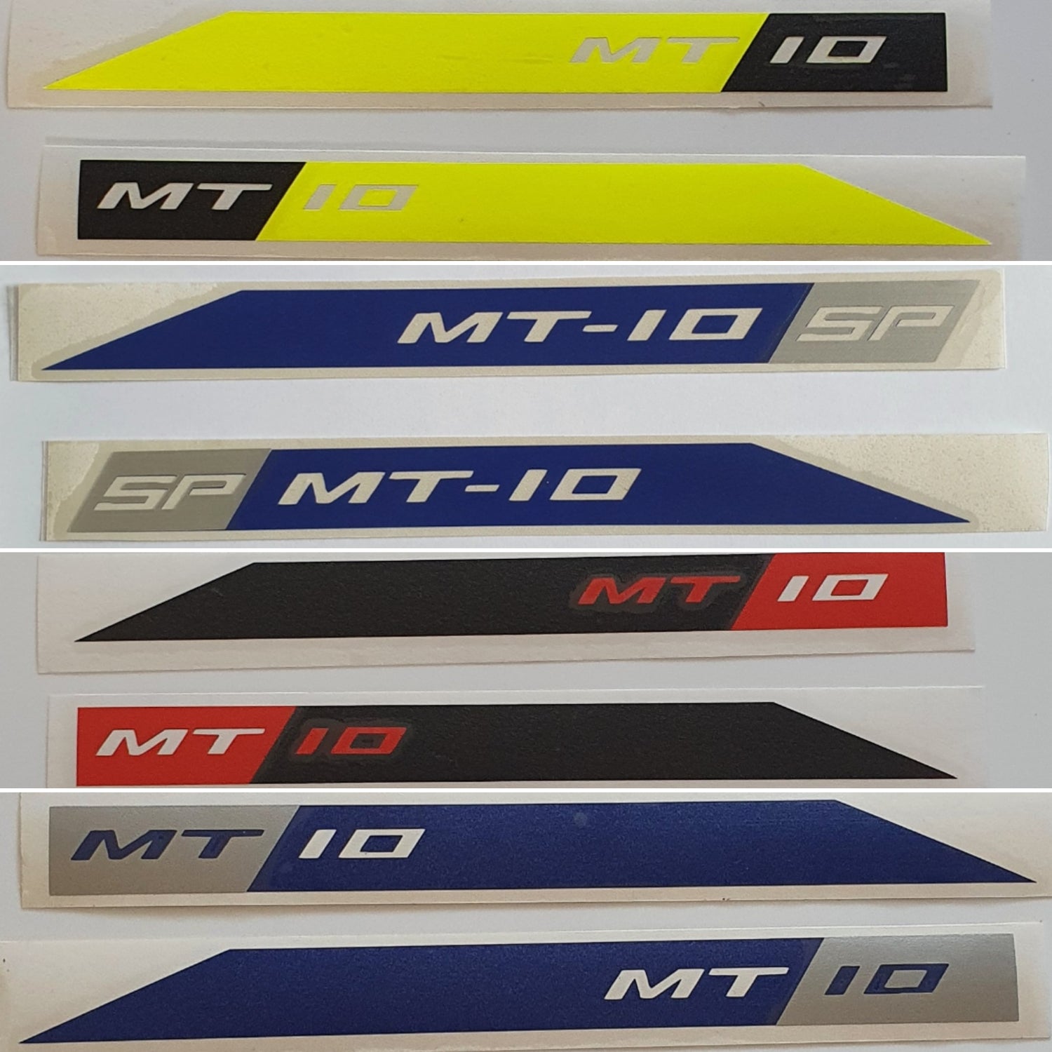 Yamaha MT10 Side Panel Decals (2016-2021)