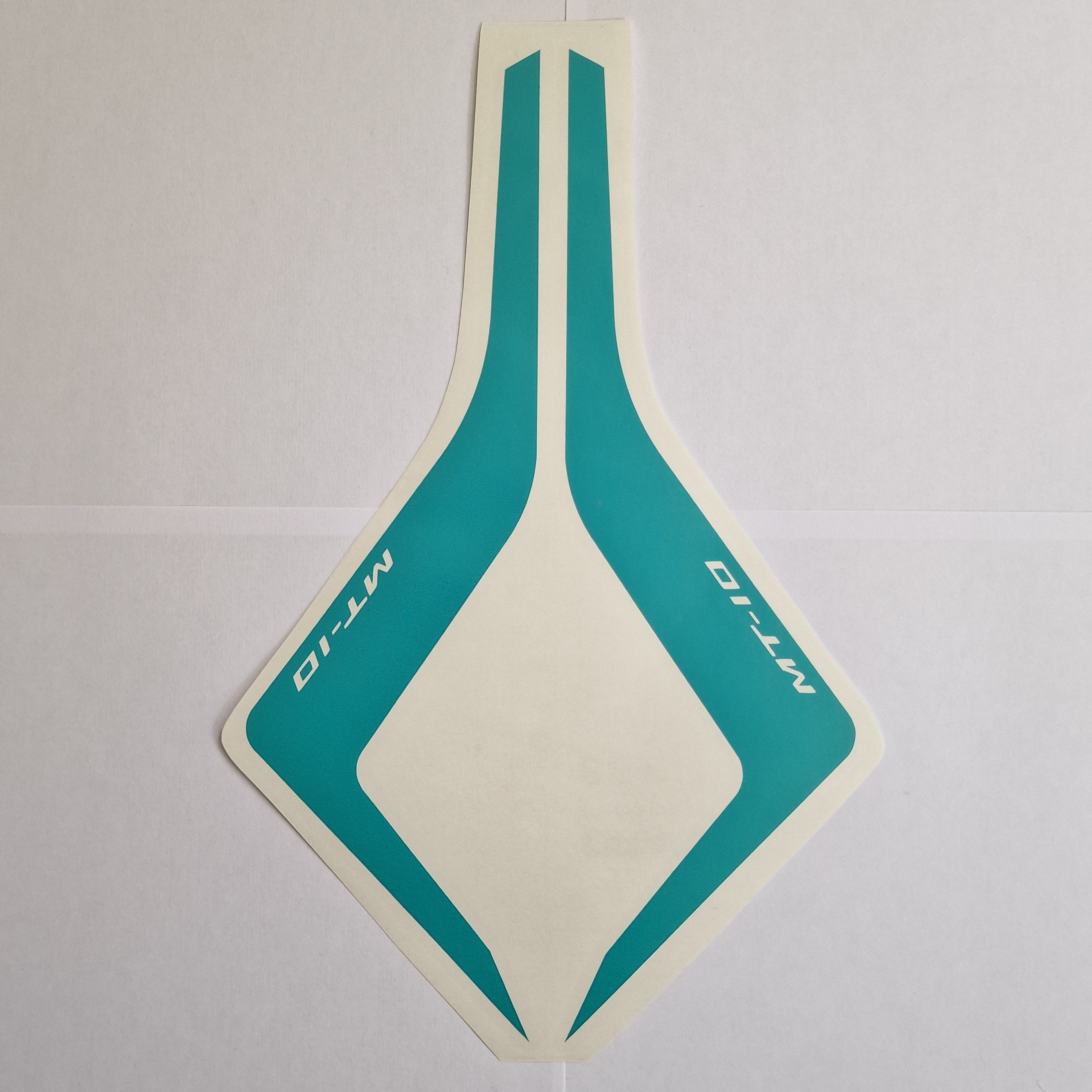 Tank Top Decals / Stickers for Yamaha MT10 - CYAN STORM (fits Gen 1 ...