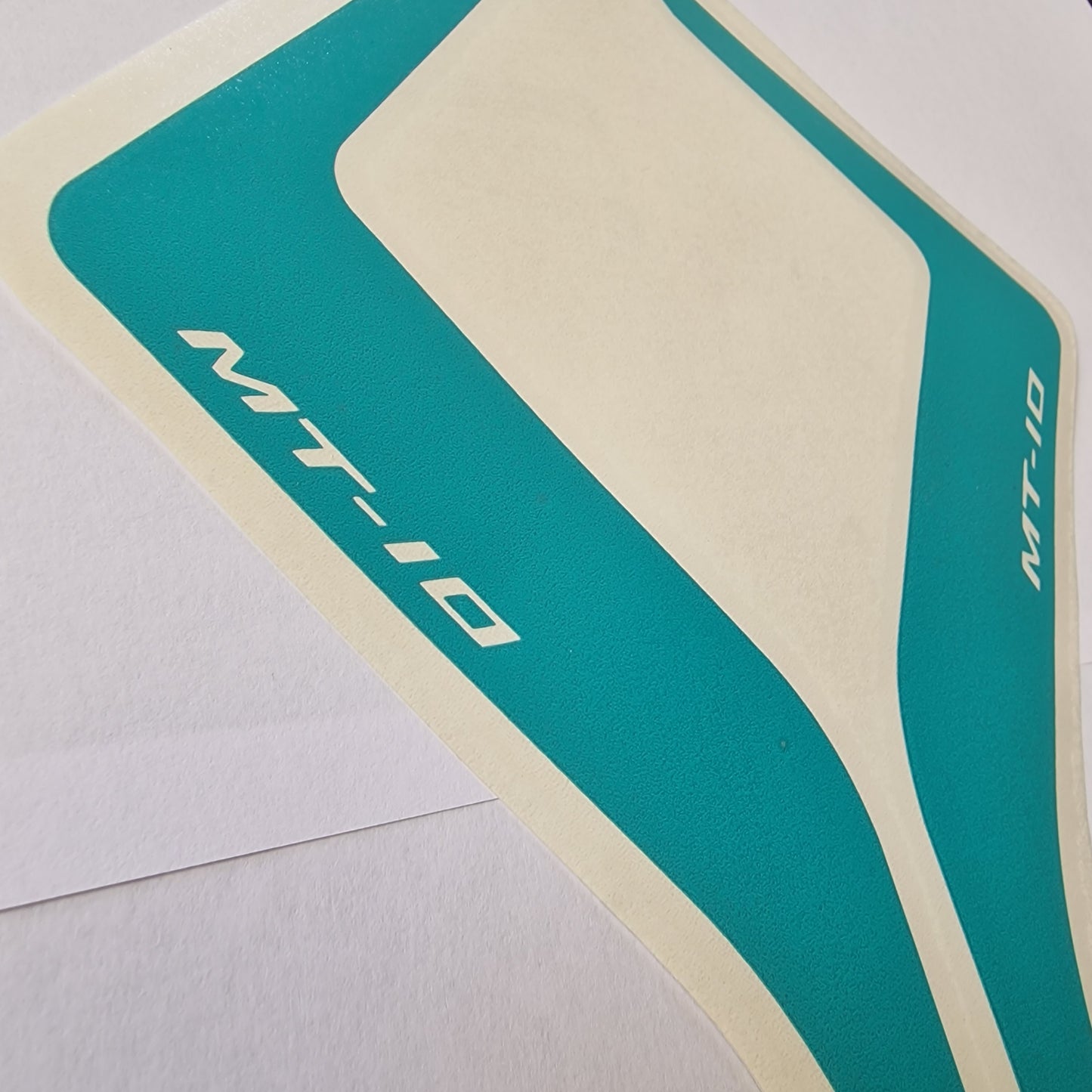 Tank Top Decals / Stickers for Yamaha MT10 - CYAN STORM (fits Gen 1 & Gen 2)