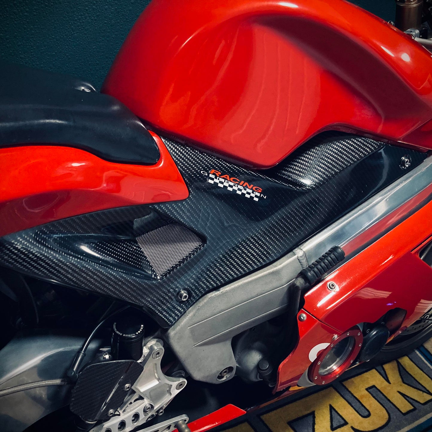 Carbon Fibre Side Panels / Fairings for Cagiva Mito Evolution