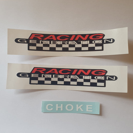 Cagiva Mito Evolution - Racing Generation + Choke Decals / Stickers
