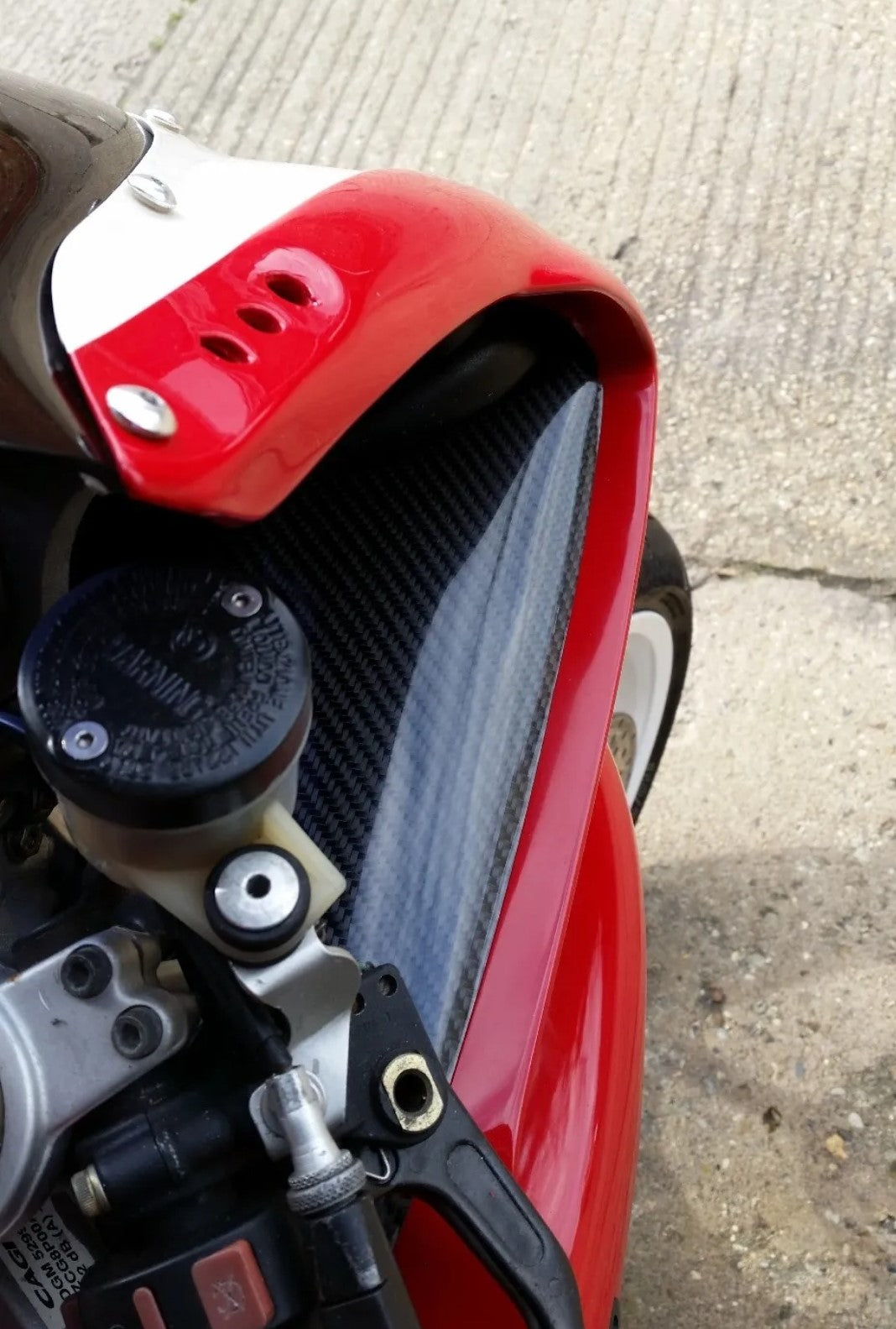 Cagiva Mito Evolution Carbon Fibre Infill Panels / Fairings