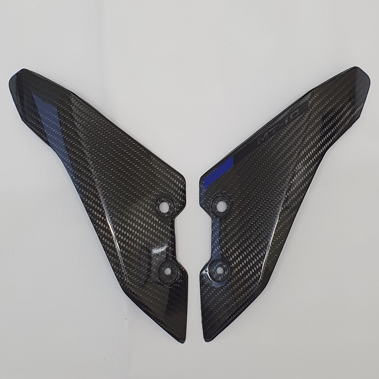 Carbon Fibre Fly Screen / Front Fairings for Yamaha MT10 (Blue/Black)