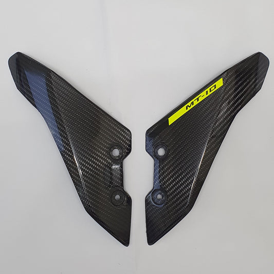 Carbon Fibre Fly Screen / Front Fairings for Yamaha MT10 (Black/Fluo)