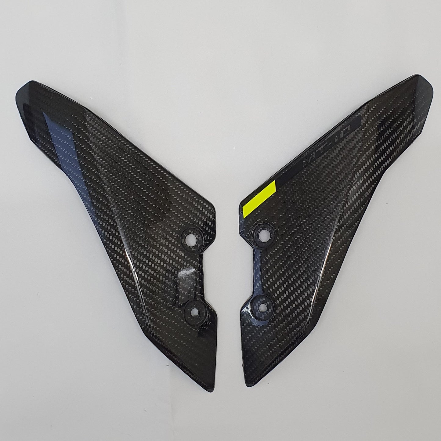 Carbon Fibre Fly Screen / Front Fairings for Yamaha MT10 (Fluo/Black)