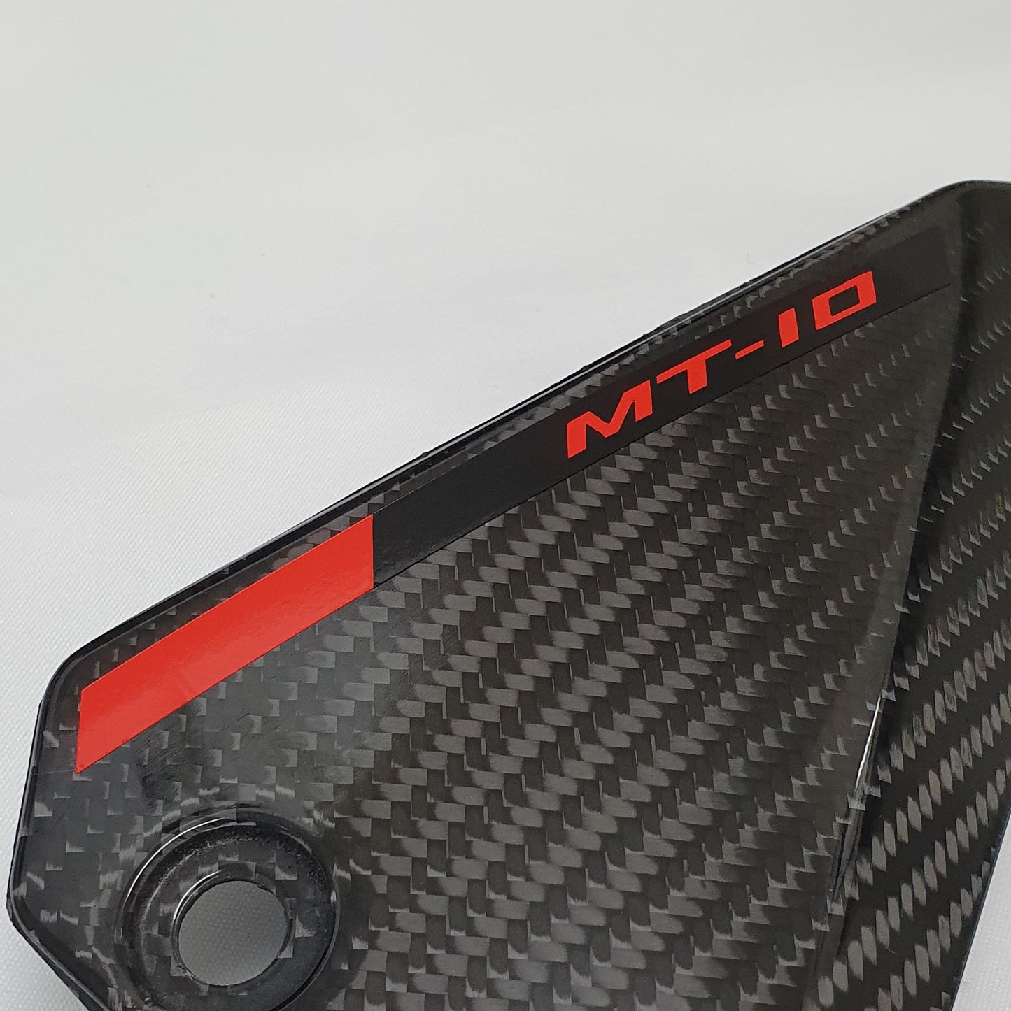 Carbon Fibre Fly Screen / Front Fairings for Yamaha MT10 (Black/Red)