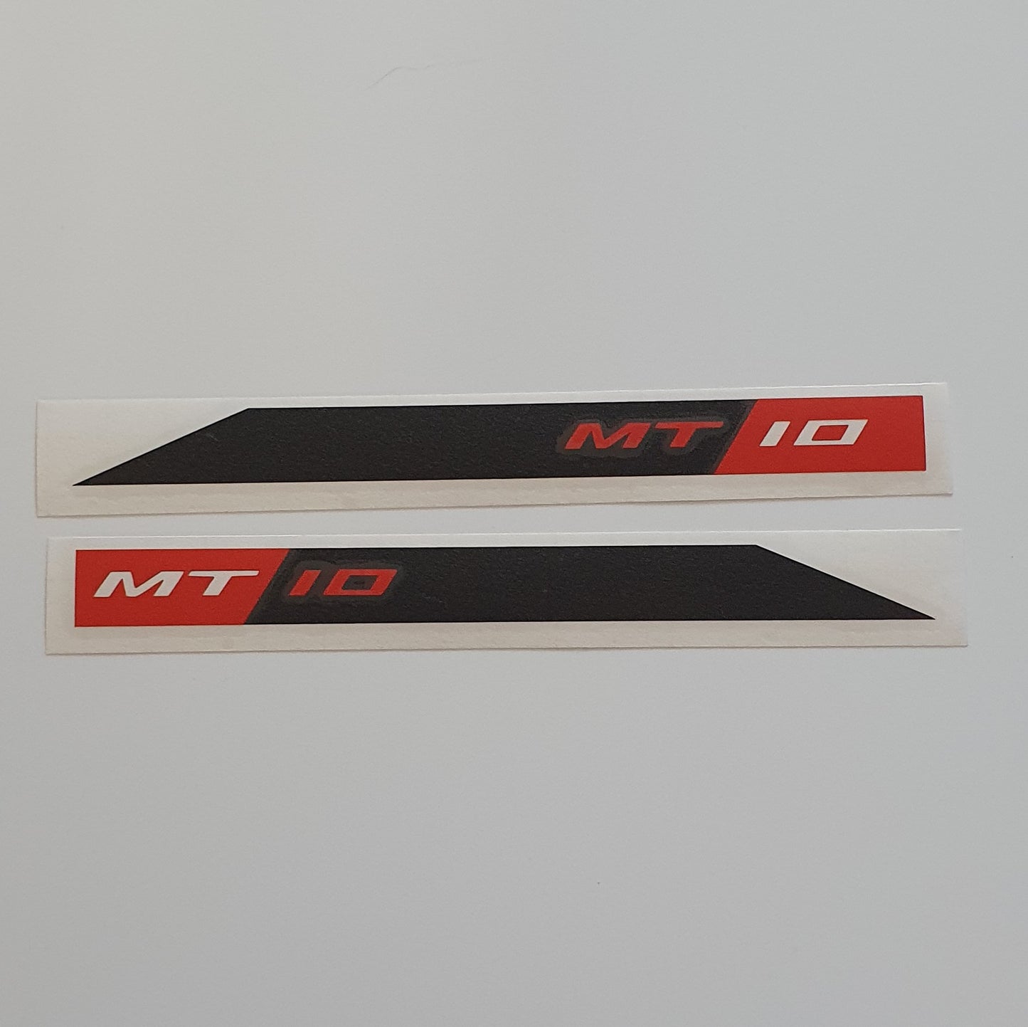 Side Panel Decals / Stickers for Yamaha MT10 x 2 - RED / BLACK