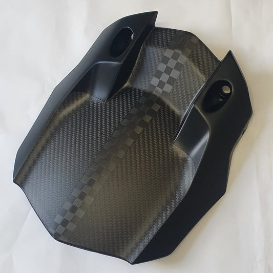 Yamaha YZF-R1 / R1M *MATT* Carbon Fibre Rear Mudguard / Hugger (STEALTH EDITION)